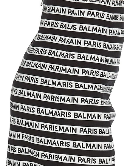 Shop Balmain Women's Black Cotton Skirt