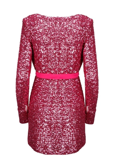 Shop Andamane Women's Pink Polyester Dress