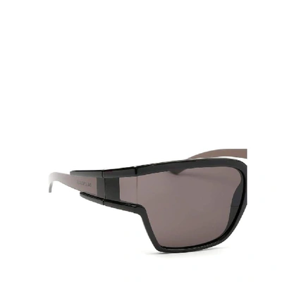 Shop Balenciaga Men's Black Acetate Sunglasses