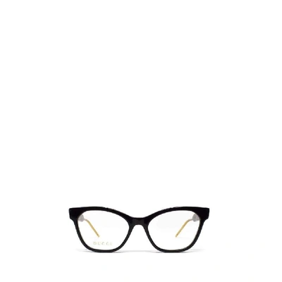 Shop Gucci Women's Black Acetate Glasses