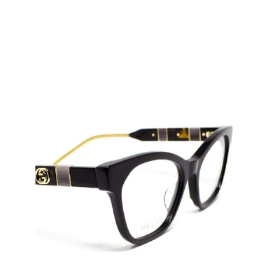 Shop Gucci Women's Black Acetate Glasses