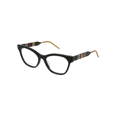 Shop Gucci Women's Black Acetate Glasses