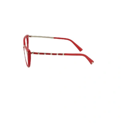 Shop Valentino Women's Red Acetate Glasses