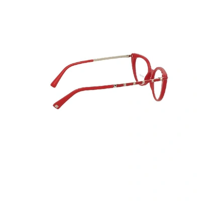 Shop Valentino Women's Red Acetate Glasses