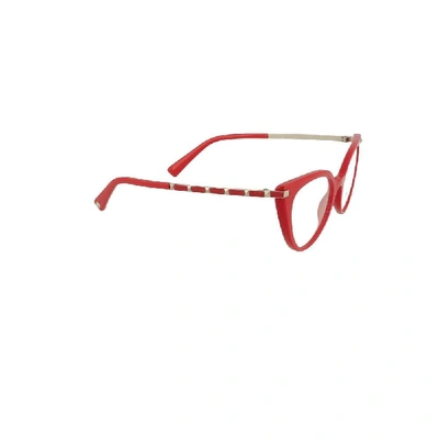 Shop Valentino Women's Red Acetate Glasses