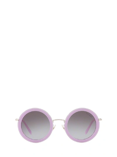 Shop Miu Miu Women's Pink Acetate Sunglasses