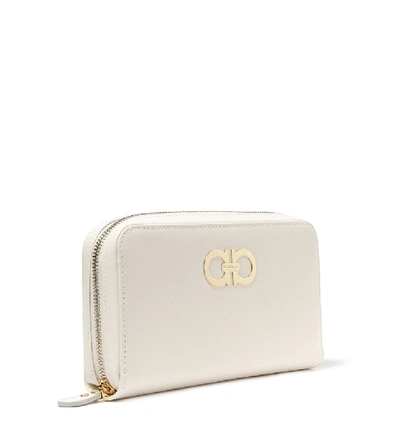 Shop Ferragamo Salvatore  Women's White Leather Wallet