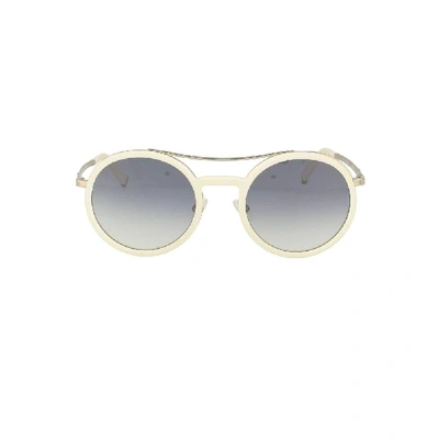 Shop Max Mara Women's White Acetate Sunglasses