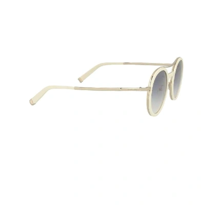 Shop Max Mara Women's White Acetate Sunglasses