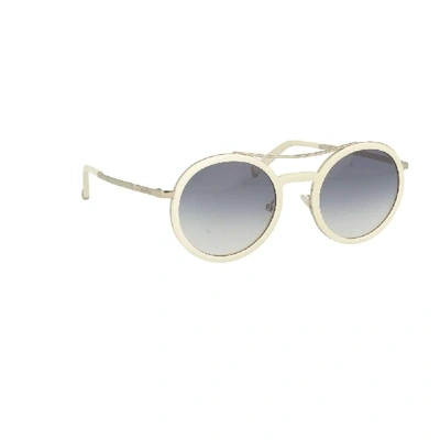 Shop Max Mara Women's White Acetate Sunglasses