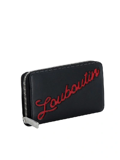Shop Christian Louboutin Women's Black Leather Wallet
