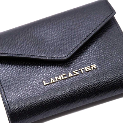 Shop Lancaster Paris Women's Black Leather Wallet