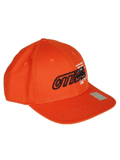 Shop Heron Preston Women's Orange Cotton Hat
