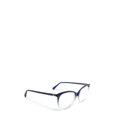 Shop Gucci Women's Blue Acetate Glasses