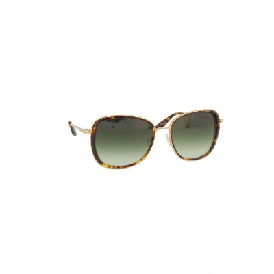 Shop Barton Perreira Women's Gold Metal Sunglasses