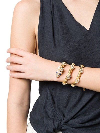Shop Giuseppe Zanotti Design Women's Gold Metal Bracelet