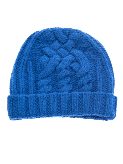 Shop Off-white Women's Blue Wool Hat