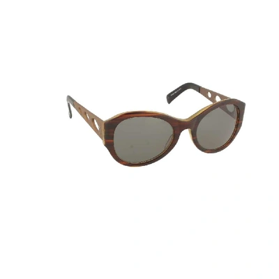 Shop Jean Paul Gaultier Women's Brown Acetate Sunglasses