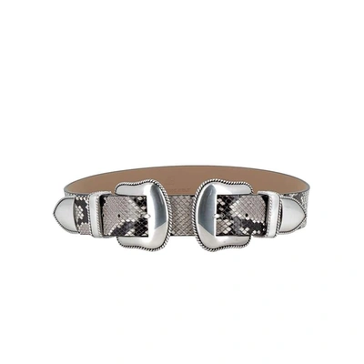 Shop B-low The Belt Women's Silver Leather Belt