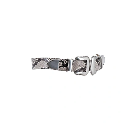 Shop B-low The Belt Women's Silver Leather Belt