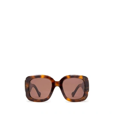 Shop Balenciaga Women's Brown Acetate Sunglasses