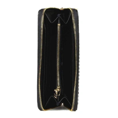 Shop Pinko Women's Black Faux Leather Wallet