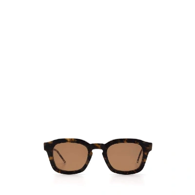 Shop Thom Browne Women's Brown Acetate Sunglasses