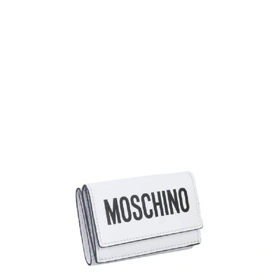 Shop Moschino Women's White Leather Wallet