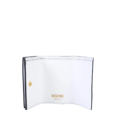 Shop Moschino Women's White Leather Wallet