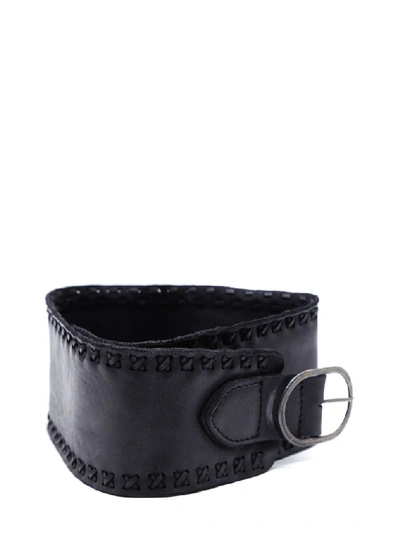 Shop Campomaggi Women's Black Leather Belt