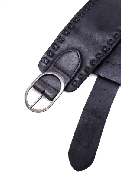 Shop Campomaggi Women's Black Leather Belt