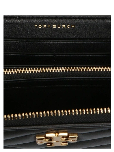 Shop Tory Burch Women's Black Leather Wallet