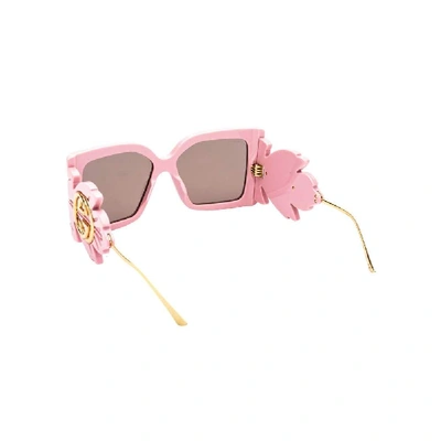 Shop Gucci Women's Pink Acetate Sunglasses