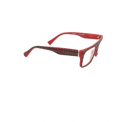 Shop Alain Mikli Women's Red Acetate Glasses