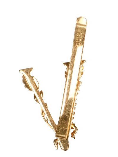 Shop Versace Women's Gold Metal Hair Clip