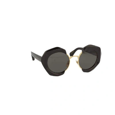 Shop Kaleos Women's Black Acetate Sunglasses