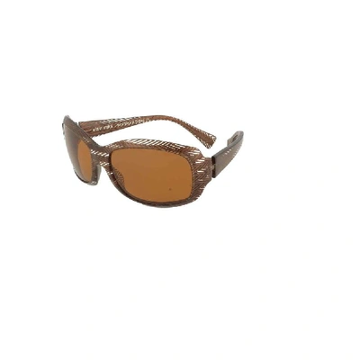 Shop Alain Mikli Women's Brown Acetate Sunglasses