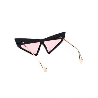 Shop Gucci Women's Black Acetate Sunglasses