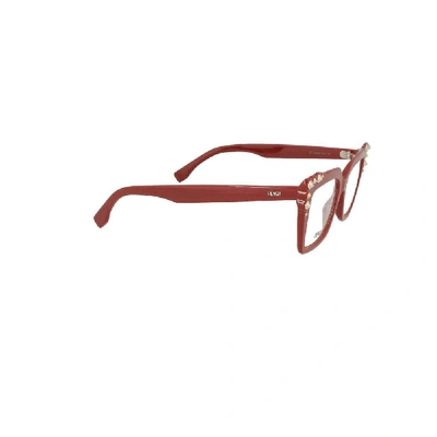 Shop Fendi Women's Red Acetate Glasses