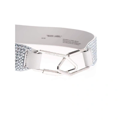 Shop Off-white Women's Silver Leather Belt