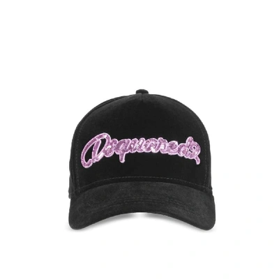 Shop Dsquared2 Women's Black Velvet Hat