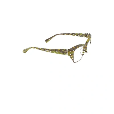 Shop Alain Mikli Women's Green Acetate Glasses