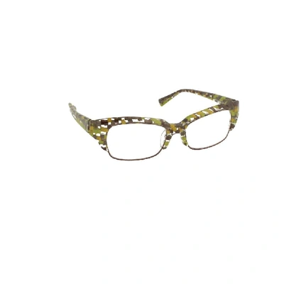 Shop Alain Mikli Women's Green Acetate Glasses