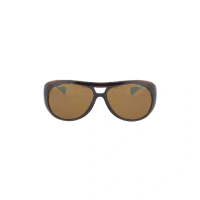Shop Alain Mikli Women's Brown Acetate Sunglasses