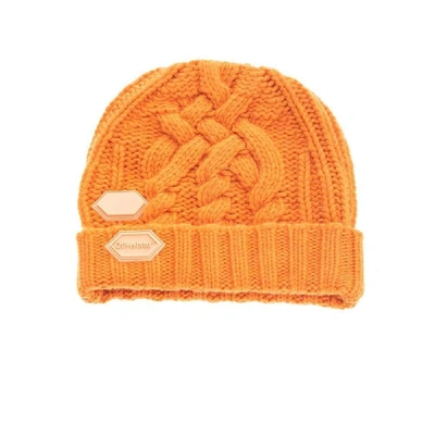 Shop Off-white Women's Orange Wool Hat