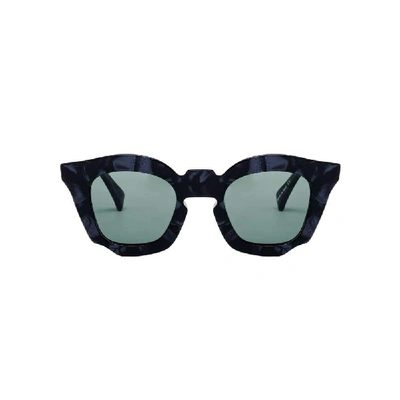 Shop Platoy Women's Blue Acetate Sunglasses