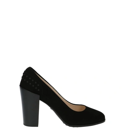 Shop Tod's Women's Black Suede Pumps