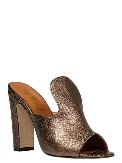 Shop Paris Texas Women's Bronze Leather Heels