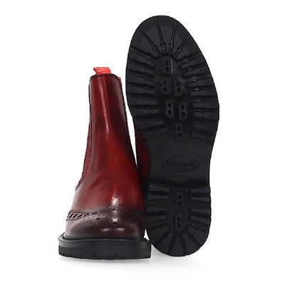 Shop Barracuda Women's Burgundy Leather Ankle Boots