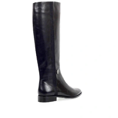 Shop Emporio Armani Women's Black Leather Boots